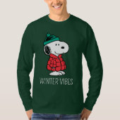 pinda's | wintermunt en -Pet T-shirt (Voorkant)