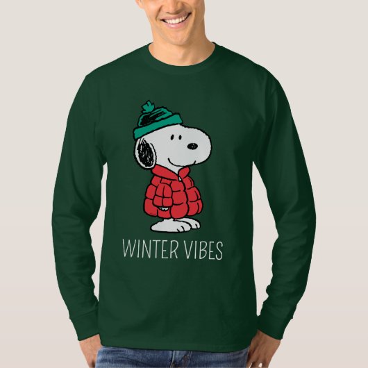 pinda's | wintermunt en -Pet T-shirt (Voorkant)