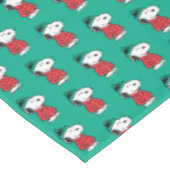 pinda's | wintermunt en -Pet Tafelkleed (Gekanteld)