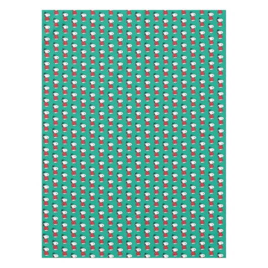 pinda's | wintermunt en -Pet Tafelkleed (Voorkant)