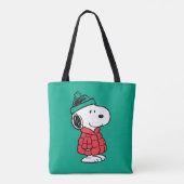 pinda's | wintermunt en -Pet Tote Bag (Achterkant)