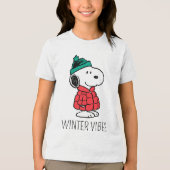 pinda's | wintermunt en -Pet Tri-Blend Shirt (Voorkant)