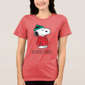pinda's | wintermunt en -Pet Tri-Blend Shirt (Voorkant)