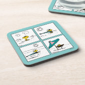 pinda's | Woodstock aan het strand Bier Onderzetter (Linkerzijde)