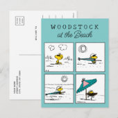 pinda's | Woodstock aan het strand Briefkaart (Voorkant / Achterkant)