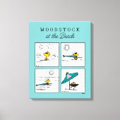 pinda's | Woodstock aan het strand Canvas Afdruk (Voorkant)