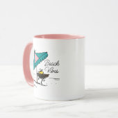 pinda's | Woodstock aan het strand Mok (Voorkant links)