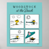 pinda's | Woodstock aan het strand Poster (Voorkant)