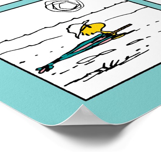 pinda's | Woodstock aan het strand Poster (Hoek)