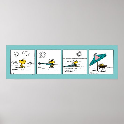 pinda's | Woodstock aan het strand Poster (Voorkant)