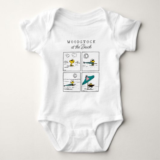 pinda's | Woodstock aan het strand Romper (Voorkant)
