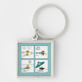 pinda's | Woodstock aan het strand Sleutelhanger (Voorkant)