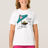 pinda's | Woodstock aan het strand T-shirt (Voorkant)