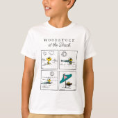 pinda's | Woodstock aan het strand T-shirt (Voorkant)