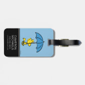 pinda's | Woodstock Blue Umbrella Bagagelabel (Achterkant horizontaal)