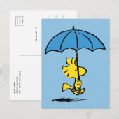 pinda's | Woodstock Blue Umbrella Briefkaart (Voorkant / Achterkant)