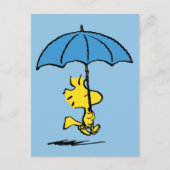 pinda's | Woodstock Blue Umbrella Briefkaart (Voorkant)