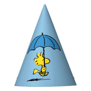 pinda's   Woodstock Blue Umbrella Feesthoedjes