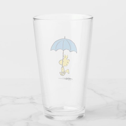 pinda's | Woodstock Blue Umbrella Glas (Achterkant)