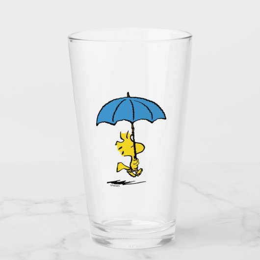 pinda's | Woodstock Blue Umbrella Glas (Voorkant)