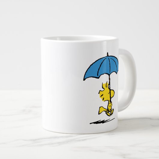 pinda's | Woodstock Blue Umbrella Grote Koffiekop (Voorkant rechts)
