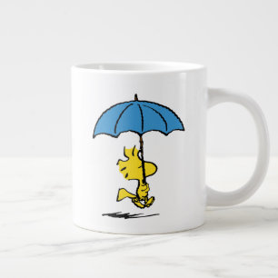 pinda's   Woodstock Blue Umbrella Grote Koffiekop