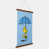 pinda's | Woodstock Blue Umbrella Hangend Wandkleed (Gebogen)