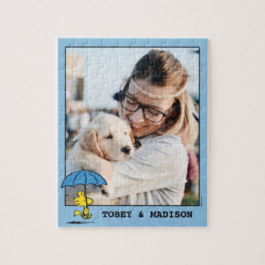 pinda's | Woodstock Blue Umbrella Legpuzzel (Verticaal)