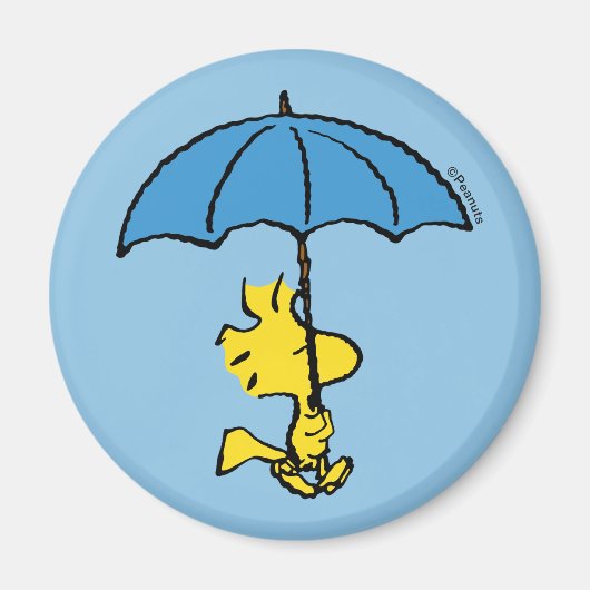 pinda's | Woodstock Blue Umbrella Magneet (Voorkant)