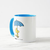 pinda's | Woodstock Blue Umbrella Mok (Voorkant links)