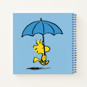 pinda's | Woodstock Blue Umbrella Notitieboek (Achterkant)