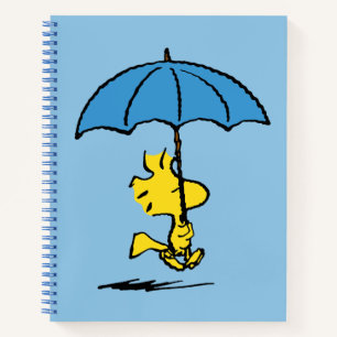 pinda's   Woodstock Blue Umbrella Notitieboek