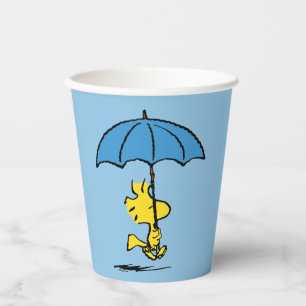 pinda's   Woodstock Blue Umbrella Papieren Bekers