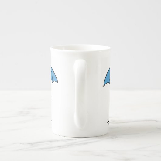 pinda's | Woodstock Blue Umbrella Porselein Kop (Achterkant)