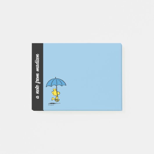 pinda's | Woodstock Blue Umbrella Post-it® Notes (Voorkant)