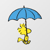 pinda's | Woodstock Blue Umbrella Raamsticker (Vel)
