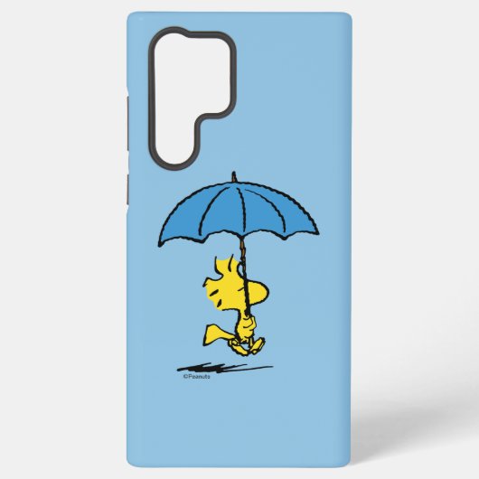 pinda's | Woodstock Blue Umbrella Samsung Galaxy Hoesje (Achterkant)