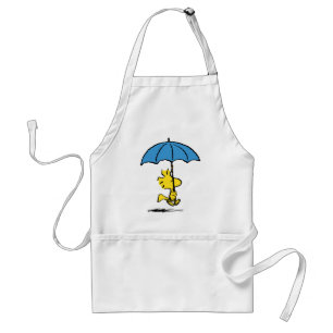 pinda's   Woodstock Blue Umbrella Standaard Schort