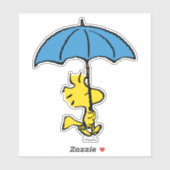 pinda's | Woodstock Blue Umbrella Sticker (Vel)
