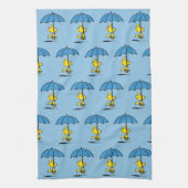 pinda's | Woodstock Blue Umbrella Theedoek (Verticaal)