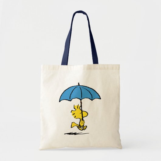 pinda's | Woodstock Blue Umbrella Tote Bag (Voorkant)