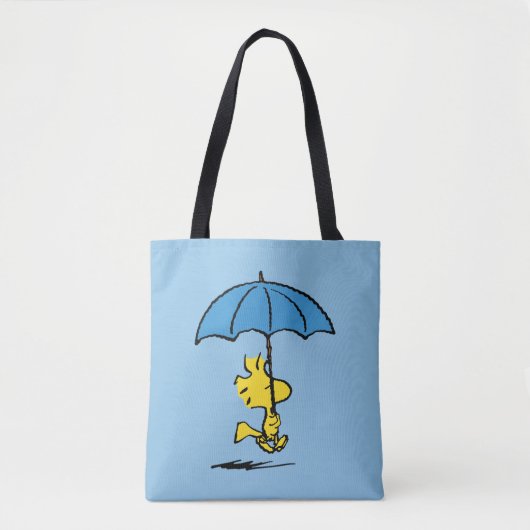 pinda's | Woodstock Blue Umbrella Tote Bag (Voorkant)