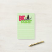 pinda's | Woodstock Christmas Be Bright Post-it® Notes (Op bureau)