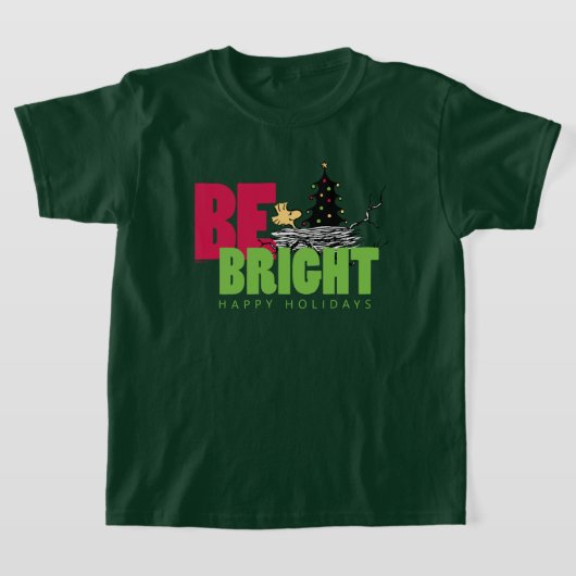 pinda's | Woodstock Christmas Be Bright T-shirt (Laagn)