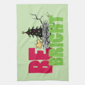 pinda's | Woodstock Christmas Be Bright Theedoek (Verticaal)