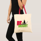 pinda's | Woodstock Christmas Be Bright Tote Bag (Voorkant (product))