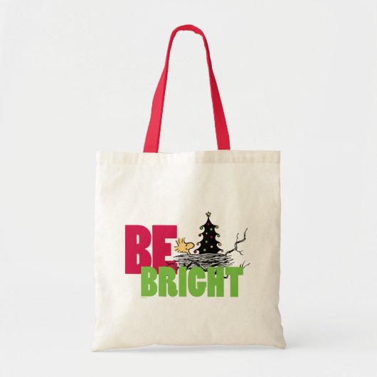pinda's | Woodstock Christmas Be Bright Tote Bag (Voorkant)