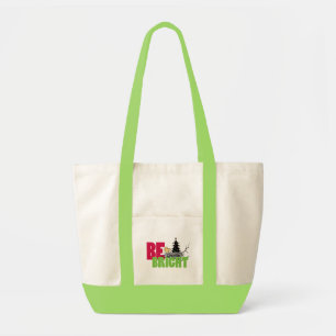 pinda's   Woodstock Christmas Be Bright Tote Bag