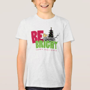 pinda's Woodstock Christmas Be Bright Tri-Blend Shirt