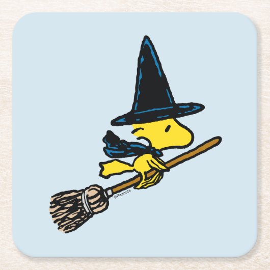 pinda's | Woodstock Halloween Witch Kartonnen Onderzetters (Voorkant)